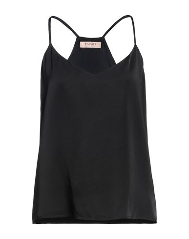 Shop Twinset Woman Top Black Size 6 Viscose