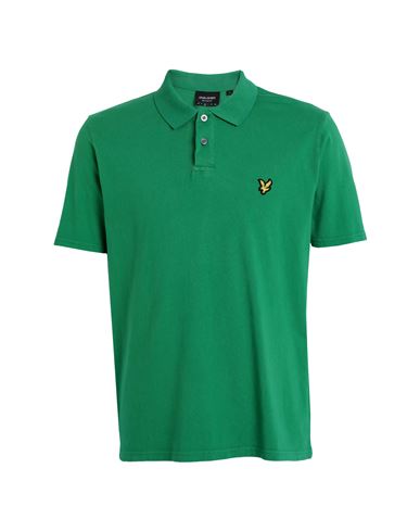 Lyle & Scott Man Polo Shirt Green Size Xl Cotton