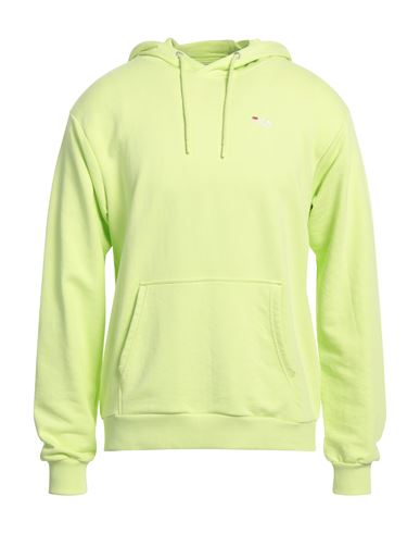 Fila Man Sweatshirt Light Green Size M Cotton, Polyester