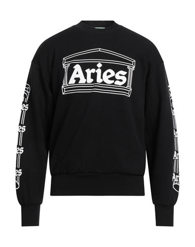 ARIES ARIES MAN SWEATSHIRT BLACK SIZE M COTTON