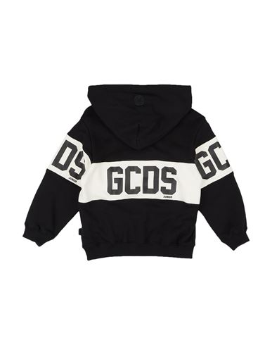 Gcds Mini Babies'  Toddler Boy Sweatshirt Black Size 6 Cotton, Elastane