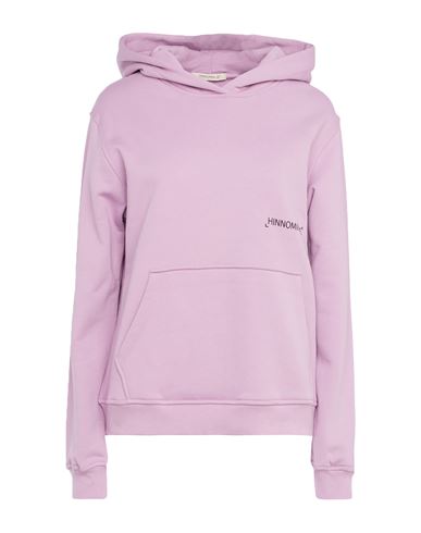 Hinnominate Woman Sweatshirt Light Purple Size Xxs Cotton, Elastane