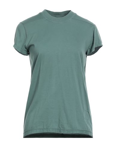 Rick Owens Drkshdw Small Level Crewneck T In Sage Green