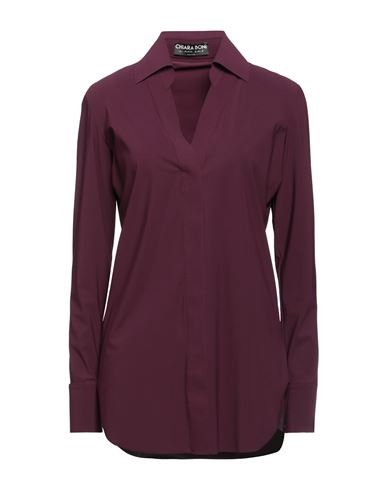 Chiara Boni La Petite Robe Woman Blouse Deep Purple Size 12 Polyamide, Elastane