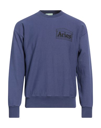 Aries Man Sweatshirt Blue Size M Cotton