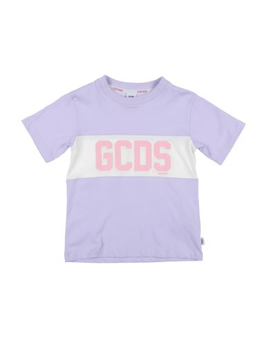 Gcds Mini Babies'  Toddler Girl T-shirt Lilac Size 6 Cotton, Elastane In Purple
