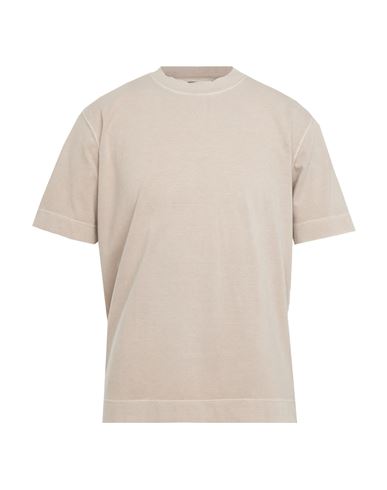 Circolo 1901 Man T-shirt Light Brown Size Xl Cotton, Elastane In Beige