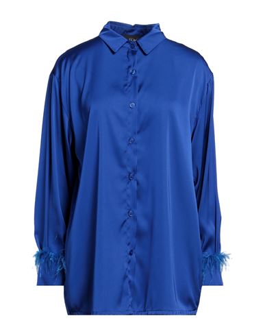 Tpn Woman Shirt Blue Size M Polyester