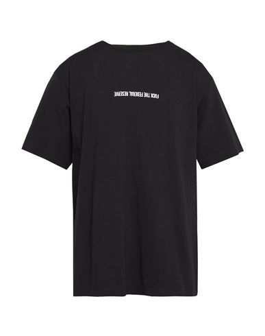 Msftsrep Man T-shirt Black Size M Cotton