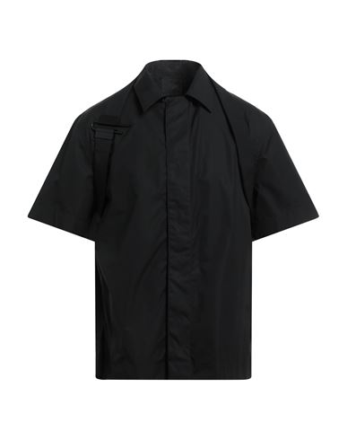 Givenchy Man Shirt Black Size 17 Cotton In Black