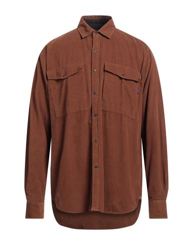 Displaj Man Shirt Brown Size Xl Cotton