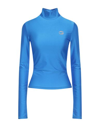 Shop Coperni Woman T-shirt Light Blue Size L Polyamide, Elastane