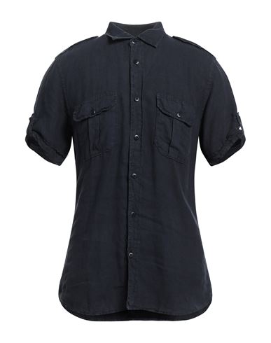 Mason's Man Shirt Midnight Blue Size M Linen