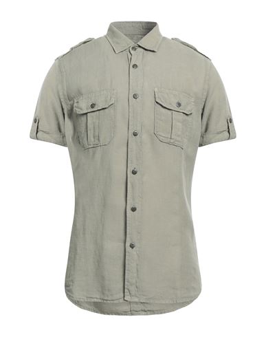 Mason's Man Shirt Sage Green Size S Linen