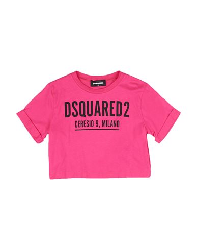 Dsquared2 Babies'  Toddler Girl T-shirt Fuchsia Size 6 Cotton In Pink