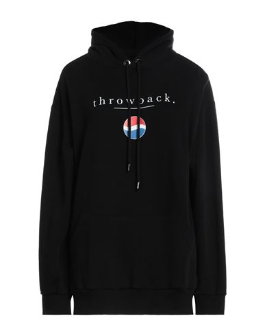Throwback . Woman Sweatshirt Black Size M Cotton