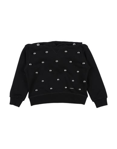 Dsquared2 Kids'  Toddler Girl Sweatshirt Black Size 6 Cotton