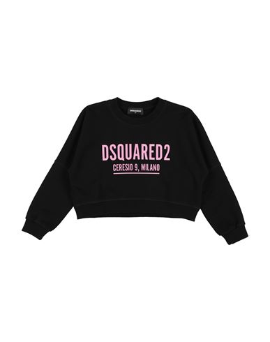 Dsquared2 Logo-print Cropped Sweatshirt In Black