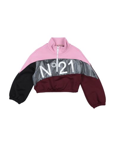 N°21 Toddler Girl Sweatshirt Pink Size 6 Polyamide, Cotton In Pink