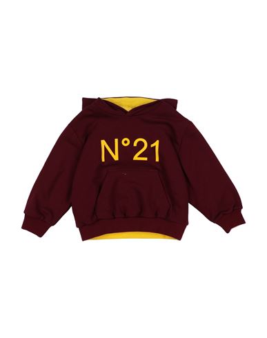 N°21 Toddler Boy Sweatshirt Burgundy Size 6 Cotton In Red