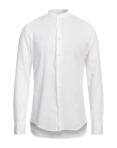 Mulish Man Shirt White Size L Linen