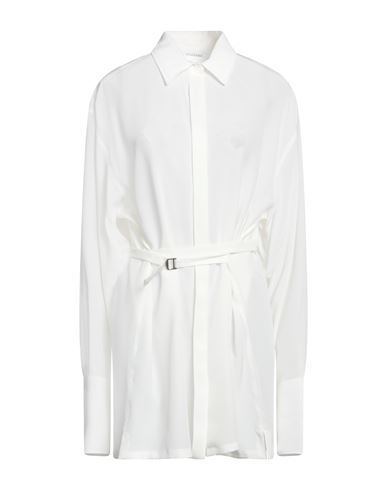 Shop Sportmax Woman Shirt Ivory Size 8 Silk In White