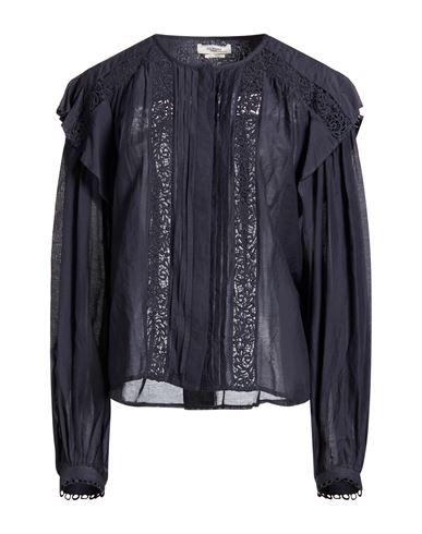 Isabel Marant Étoile Marant Étoile Woman Shirt Navy Size 8 Cotton, Viscose In Blue