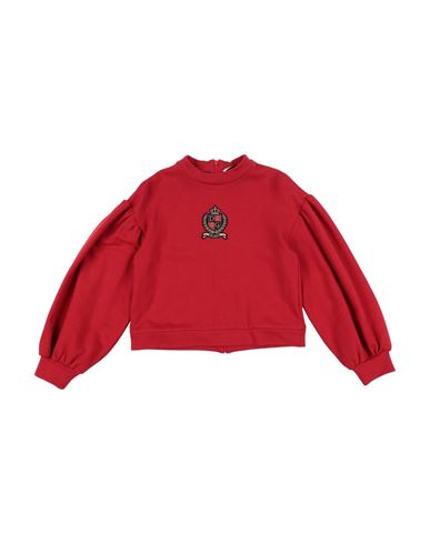 Dolce & Gabbana Babies'  Toddler Girl Sweatshirt Red Size 6 Cotton, Polyester, Viscose
