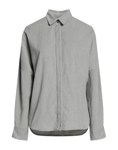 Cesar Casier Woman Shirt Light Grey Size L Cotton