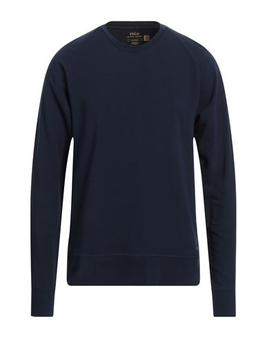 Polo Ralph Lauren Man T-shirt Navy Blue Size M Cotton, Elastane