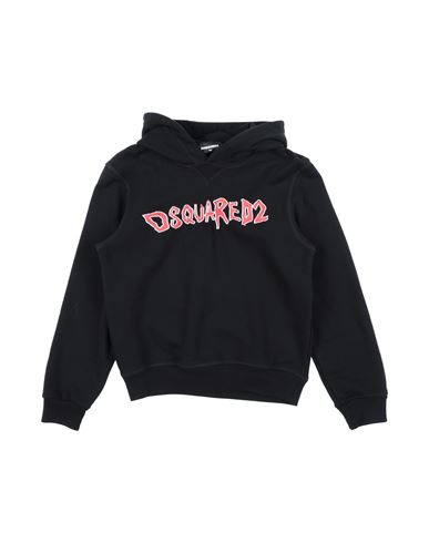 Dsquared2 Toddler Boy Sweatshirt Black Size 6 Cotton In Black