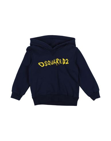 Shop Dsquared2 Toddler Boy Sweatshirt Midnight Blue Size 6 Cotton