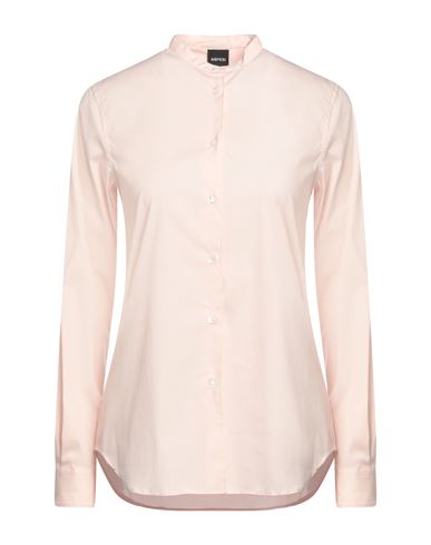 Aspesi Woman Shirt Pink Size 8 Cotton, Polyamide, Elastane
