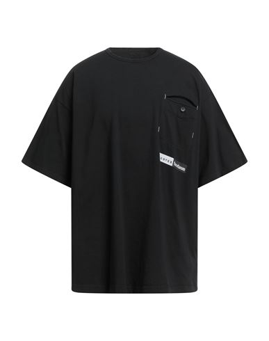 Incotex Red X Facetasm Man T-shirt Black Size L Cotton
