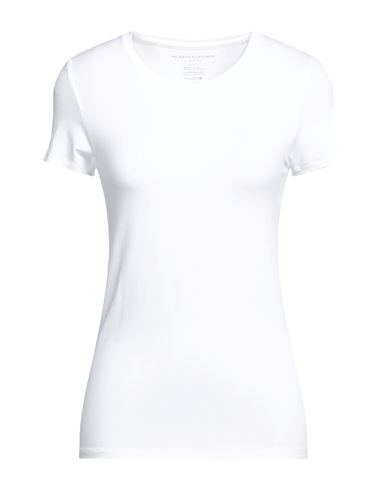 MAJESTIC MAJESTIC FILATURES WOMAN T-SHIRT WHITE SIZE 3 VISCOSE, ELASTANE