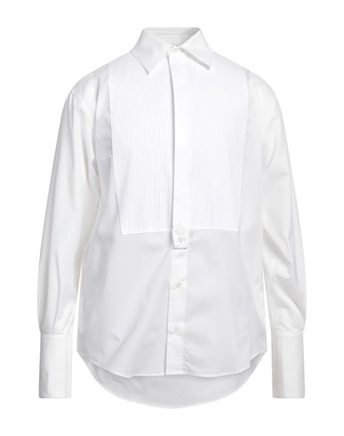 Marni Man Shirt White Size 15 Cotton