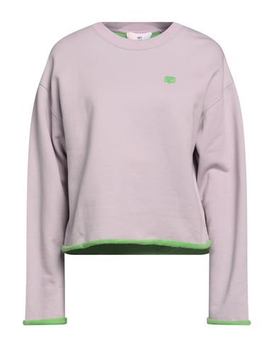 Chiara Ferragni Woman Sweatshirt Pink Size M Cotton, Elastane