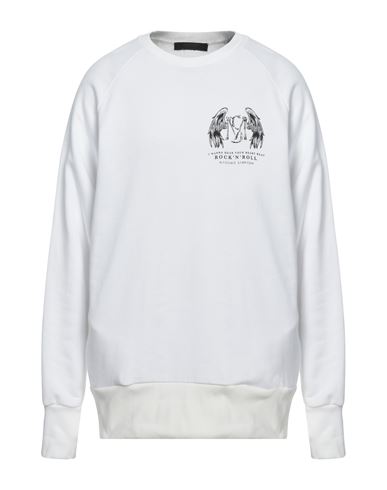 Massimo Sabbadin Man Sweatshirt White Size S Cotton