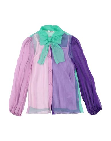 Dolce & Gabbana Babies'  Toddler Girl Shirt Purple Size 7 Silk
