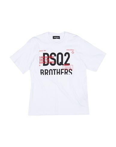 Dsquared2 Kids'  Toddler Boy T-shirt White Size 4 Cotton