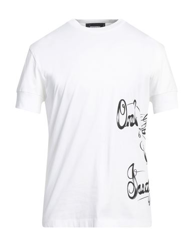 Dsquared2 Man T-shirt White Size Xxl Cotton