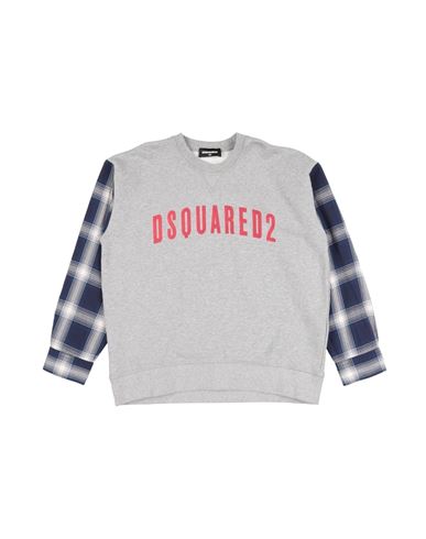 Shop Dsquared2 Toddler Boy Sweatshirt Grey Size 6 Cotton, Elastane
