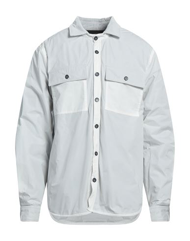 Daniele Fiesoli Man Shirt Light Grey Size L Polyamide, Polyester