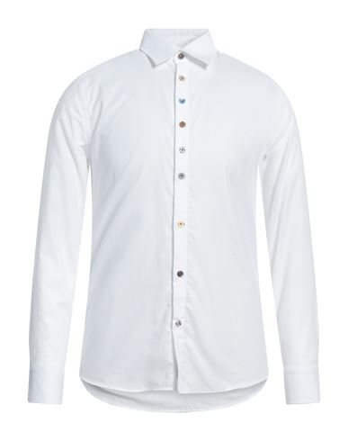 Gazzarrini Man Shirt White Size Xxl Cotton