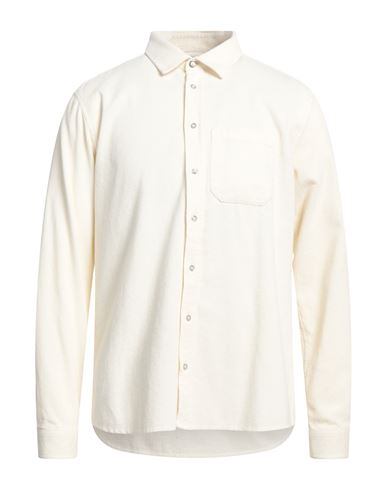 Sseinse Man Shirt Cream Size Xl Cotton In White