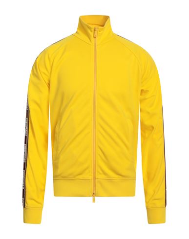 Dsquared2 Man Sweatshirt Yellow Size M Polyester, Cotton, Elastane