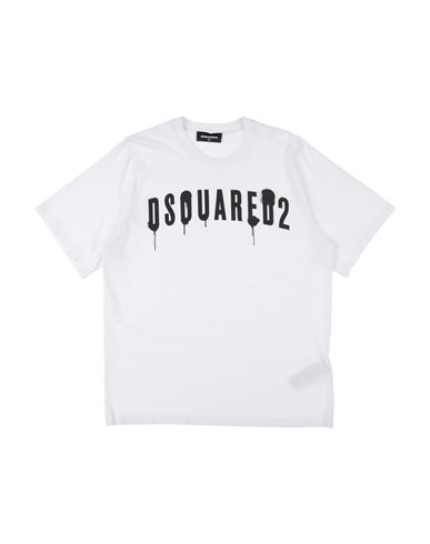 Dsquared2 Toddler Boy T-shirt White Size 6 Cotton In White
