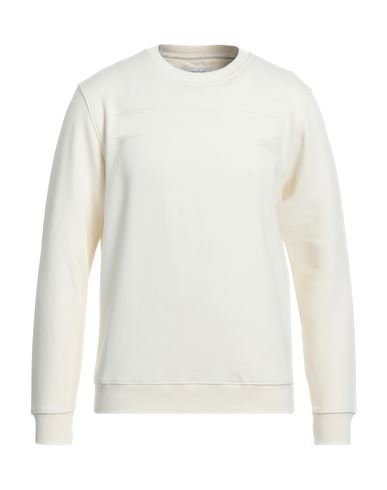 Hamaki-ho Man Sweatshirt Cream Size Xxl Cotton, Polyester In White
