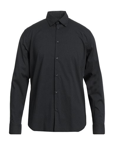 Hamaki-ho Man Shirt Black Size L Cotton, Nylon, Elastane