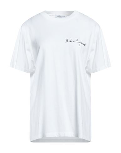 Maison Labiche Woman T-shirt White Size Xl Organic Cotton